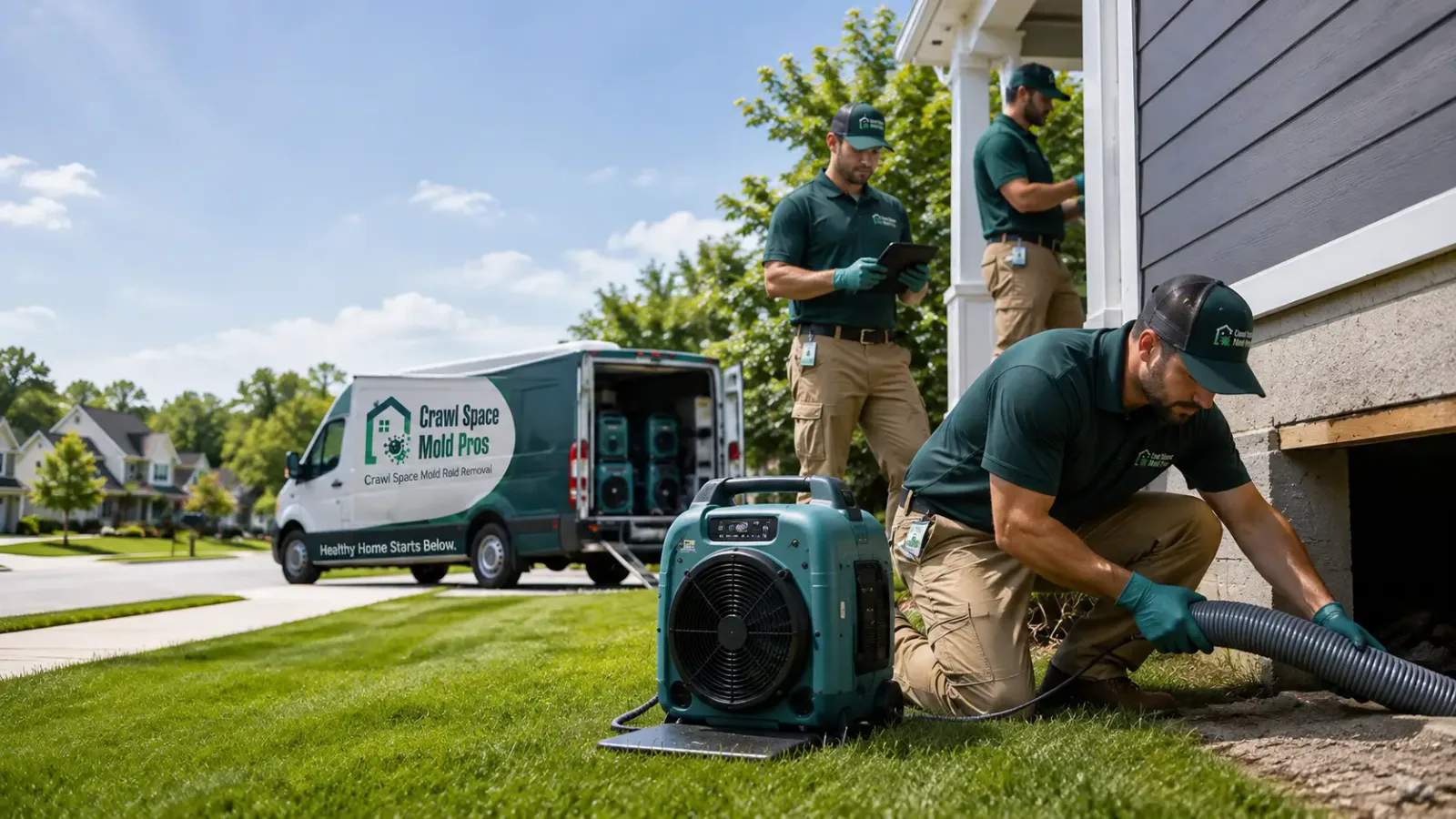 Crawl Space Mold Removal in Olympic Valley, CA